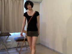 crossdresser wearing a mini skirt