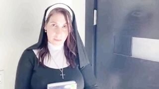 Hot Devoted Nun with Rounded Huge Ass will do anything to save a Soul 3