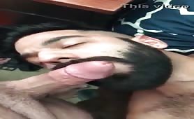Pakistani hot hunk sucking dick for money