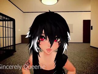 SHEMALE HENTAI Personal Tutor Stretching untill that babe groans (ANAL) VRChat (Patreon free movie)