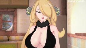 Cynthia Gets Fucked for Pokedollars Until Creampie - Pokemon Anime Hentai 3d Uncensored