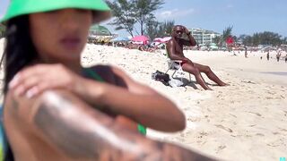Hard sex with a fan who recognized me on the beaches of Brazil - MultiSquirt bbc Mariana Martix