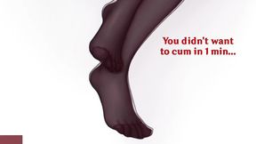 Premature ejaculation Hentai JOI CEI (Femdom/Humiliation Edging Feet) serie part 1