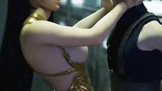 Tifa and Cloud have quick sex into outdoor - [ WOPA ]
