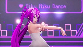 Hentai Cynical Night Plan Undress Dance Small Tits Mmd 3d Purple Hair Color Edit Smixix