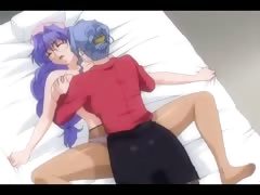 Horny female doctor fucking her cute nurse - Anime hentai