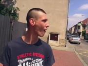CZECH HUNTER 452 -  Tall Tattooed Man Agrees To Get Boned In The Woods For Cash