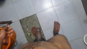 Masturbating in the Bathroom
