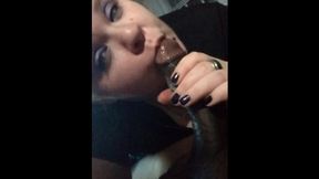 Thick White Girl Takes BBC