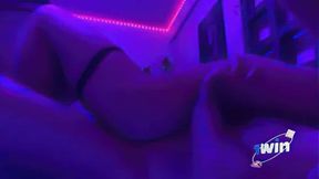 The best XXX ever with a slim, perfect dame under UV, heavy romp with a intense man!