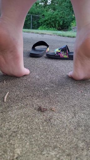 Heels and Soles of My Feet Outside