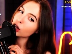 Asmr ear licking and lipping