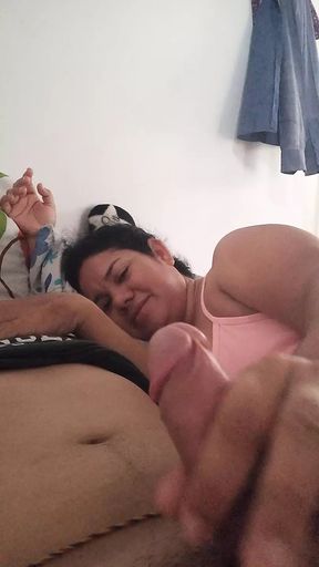Blowjob in the morning
