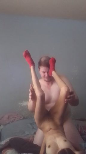 Old Man Eating 18 Year Old Petite Teen's Pussy and Gets Handjob