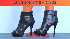 Flattening His Cock & Balls Under My Gladiator Heels - Ultimate Cam - 81UC