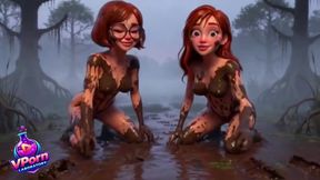 Velma And Daphne Taking A Mud Bath