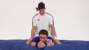 Ukranian Man Resists Being Fastened And Tickled With Some Success