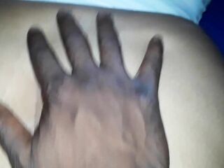 HITTING THIS OVERWEIGHT CUNT FROM THE BACC..