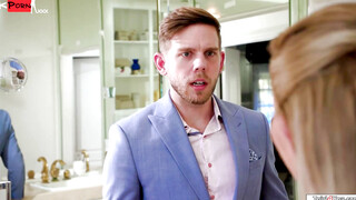 Transgender Boss Lady Exposes Herself To Her Employee - NSFW