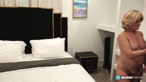 Elara Elis, 62, fucks her husband's coworker