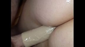 Pounding my gorgeous amateur wife with 9 inch cock sleeve