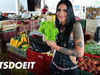 Brunette hair Honey Melina Zapata Picked Up For Unfathomable Drilling In Her Older Snatch - LATIN CHICK mother I'd like to fuck