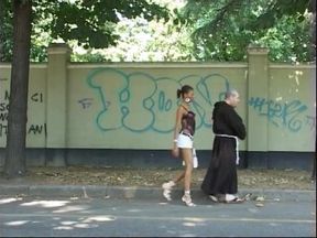 Horny Monk Got Indecent Proposal From Charming Ebony Girl
