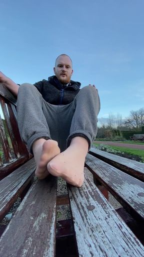 Outdoor Nylon Foot Worship