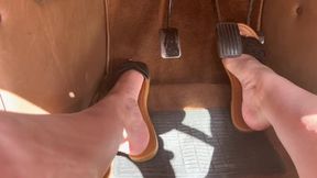 New MG Breakdown - Jane Pedal Pumps & Cranks in Black Mules (French Pedicure)