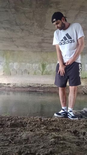 Playing with My Pet Under the Bridge