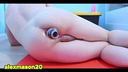 Twink Boy Need His Hole Stretched and Gaped, Plays with Glass Bottle