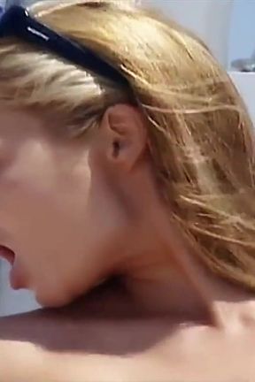 Nice boat fuck between two blondes and a nice hard cock.