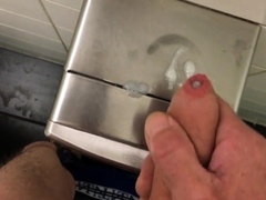 Cumshot Compilation Public Restroom 2018