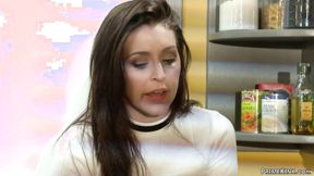 ”Brunette handcuffed & rough ravaged”