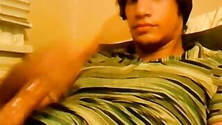 18yo homo Tristan Hollister tugs big dick before cumshot