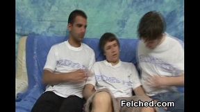 Threesome Felching Gays