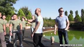 ”Ass Pumping groupsex next to a lake”