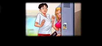 Roxxy was by her boyfriend inside their locker  (Summer Saga)