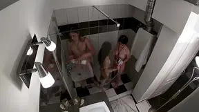 Italian GF and stepsis get a shared shower three-way