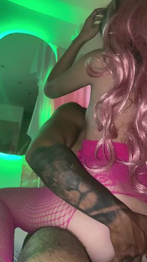 My Latino Stepbrother Takes off My Thong When We're Together in Bed.