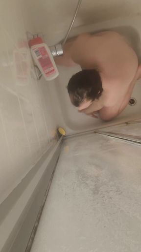 Orgasm While Showering and Shaving