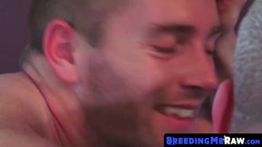 BreedingMeRaw.com - Hunk loves raw deep fucking in his tight asshole after blowjob