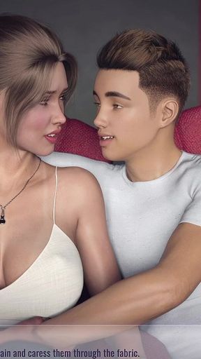 Awam 2 Extend Scenes Edition: Too Horny for the Movie - Sophia Lets Dylan Finger Her Wet Pussy in the Dark