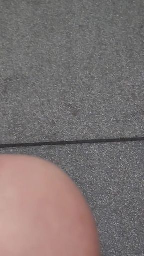 Showing My Panties at the Mrt.