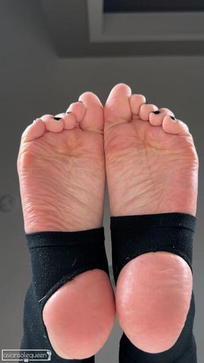 Worship My Perfect Soles in Stirrups