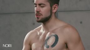 Noir Male threesome Dante Colle Remy Cruze Tyson Rush cum face destruction
