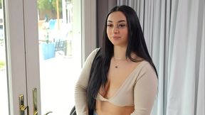 Tatted Big Booty Brunette Shoots Her First Porn - Katalina Kortez