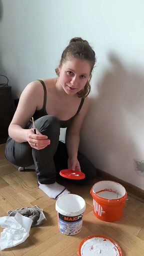 Wall Painting with Reparation Princess