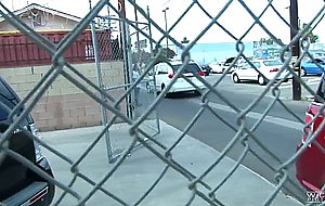 Public pussy pounding in the street with Blair Summers