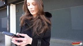 GERMAN SCOUT - Anal Fisting and Fuck at Real Casting with skinny saggy Tits Girl Emma Scarlett